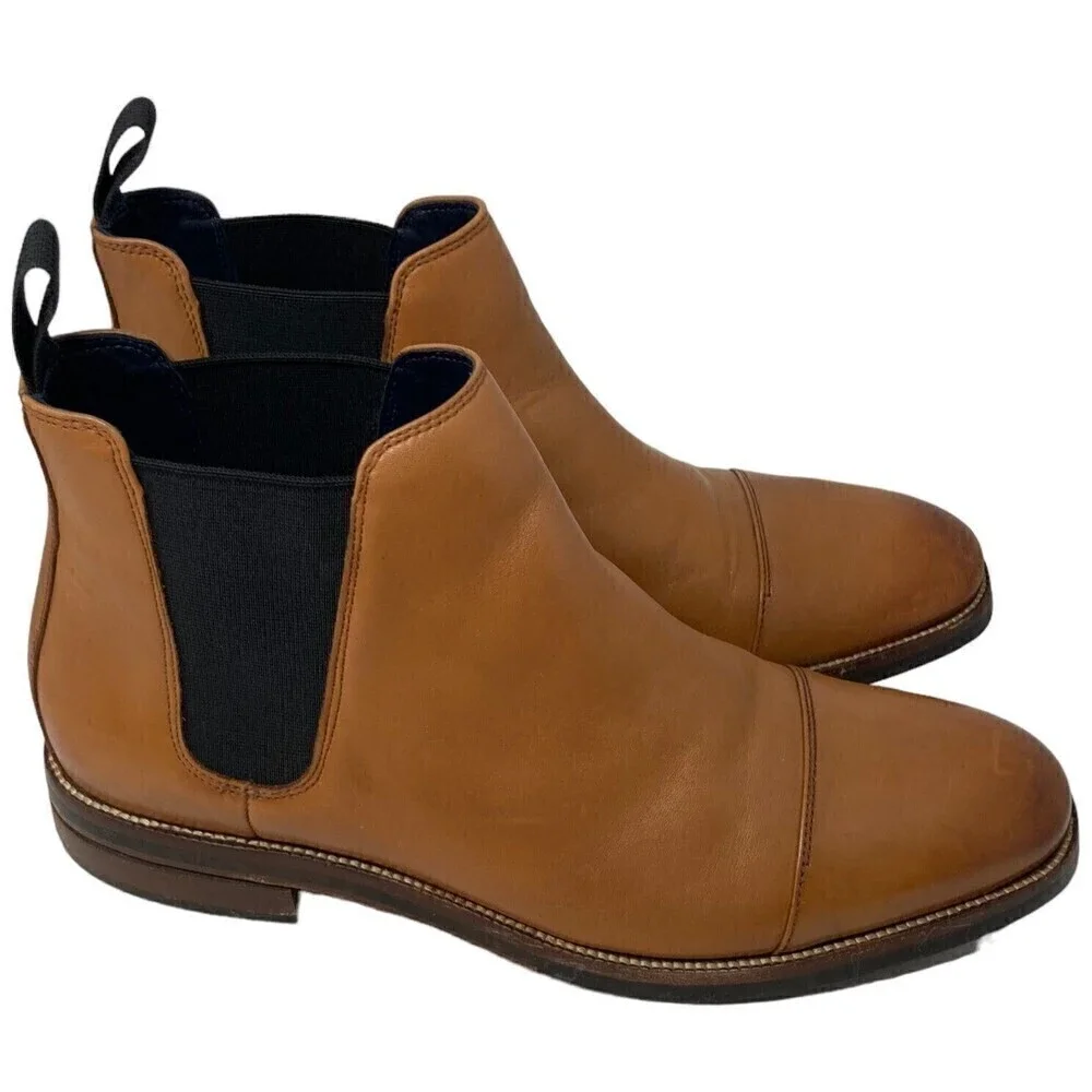 Cole Haan Men's Wagner Grand Chelsea Boot Leather Tan Size 8M